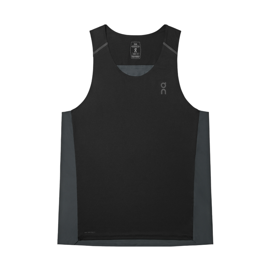 1ME10220106 On Running Performance Tank Black Eclipse