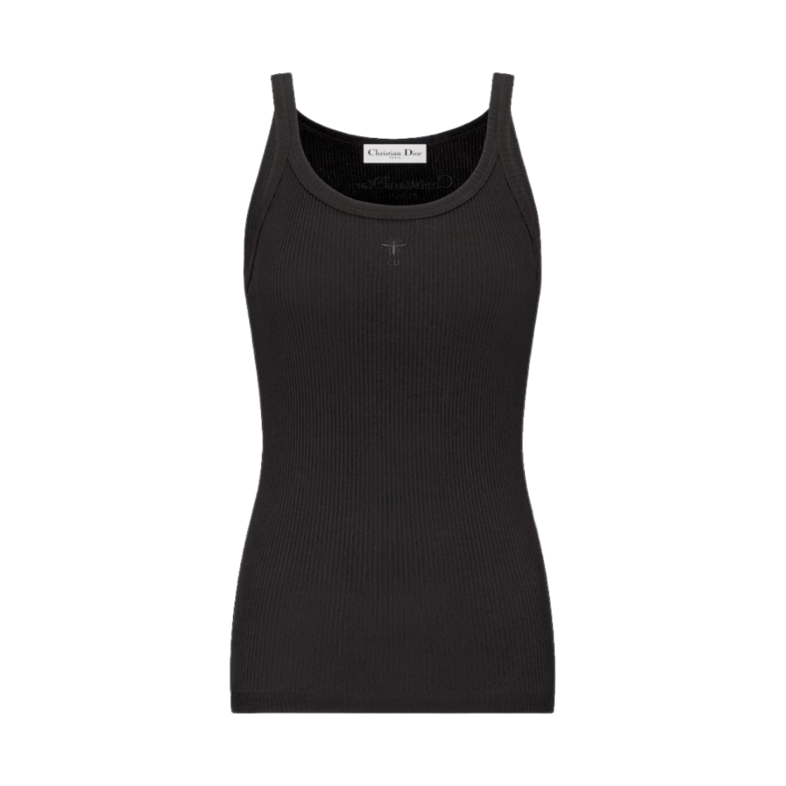 W) 디올 디올리비에라 탱크 탑 코튼 립드 저지 에크루 | Dior | KREAM