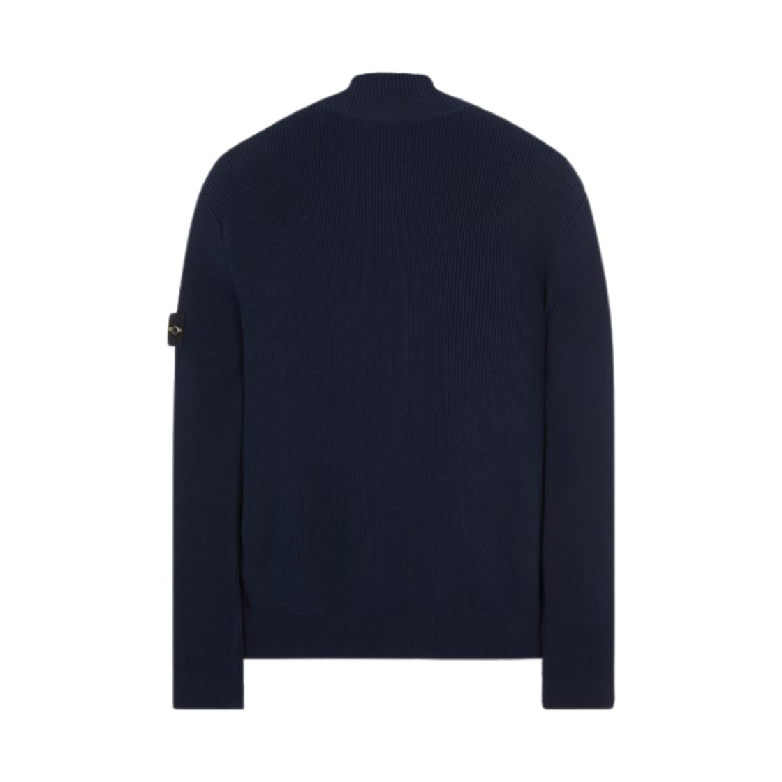 스톤 아일랜드 526D8 립드 코튼 가디건 니트 블루 - 24SS(Stone Island 526D8 Ribbed Cotton Cardigan Knit Blue - 24SS) - 2