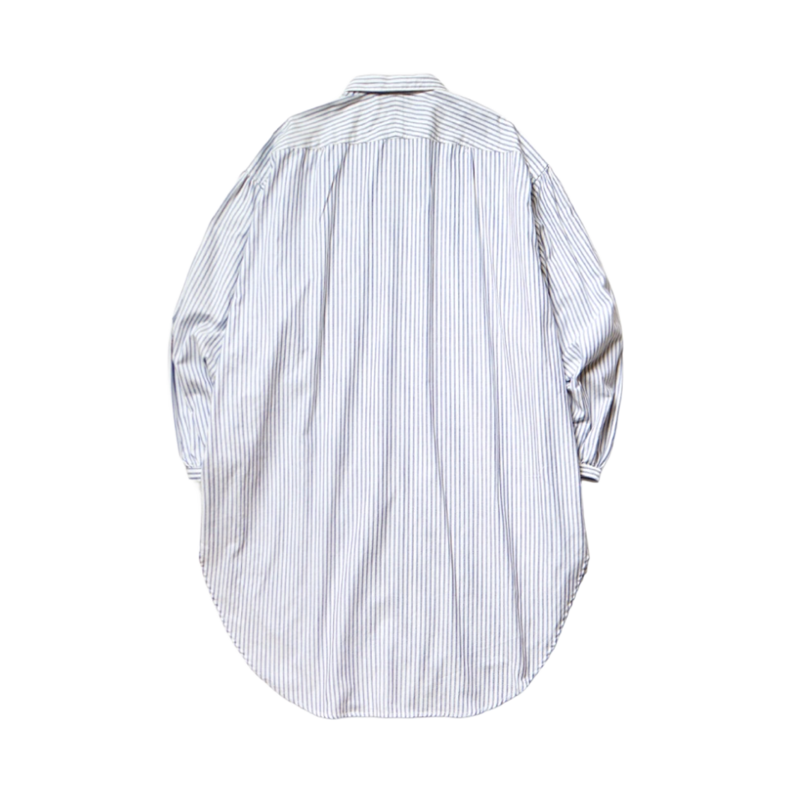 캐피탈 OX 스트라이프 버튼 다운 자이언트 셔츠 블루(Kapital OX Stripe Button Down Giant Shirt Blue) - 3
