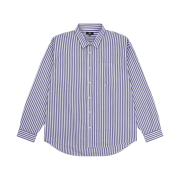 Stussy Classic Poplin Shirt Blue Stripe