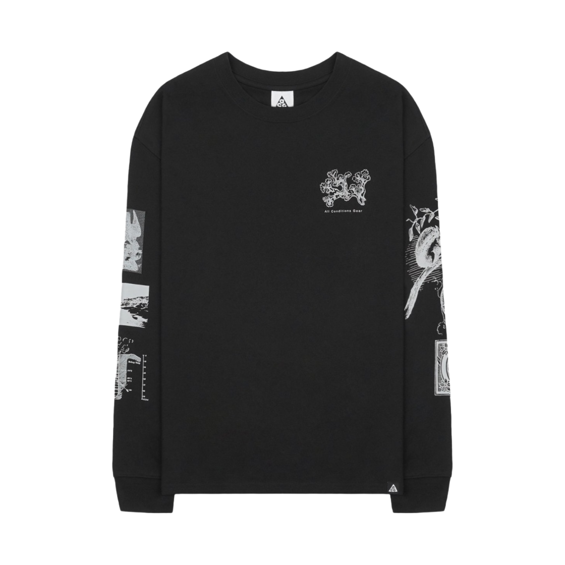 나이키 ACG 아이슬란드 롱슬리브 티셔츠 블랙 - 아시아(Nike ACG Iceland Long Sleeve T-Shirt Black - Asia) - 2