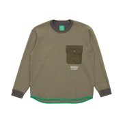 And Wander x Hidden NY Waffle Long Sleeve T-Shirt Gorge