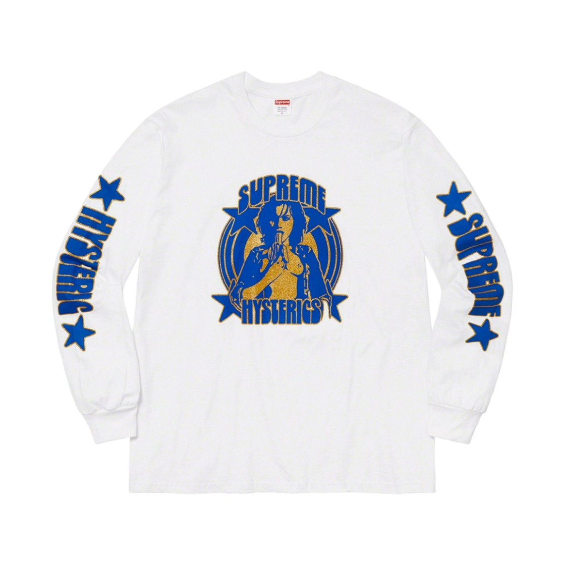 슈프림 x 히스테릭 글래머 롱슬리브 티셔츠 화이트 - 21SS(Supreme x Hysteric Glamour L/S T-Shirt White - 21SS) - 1