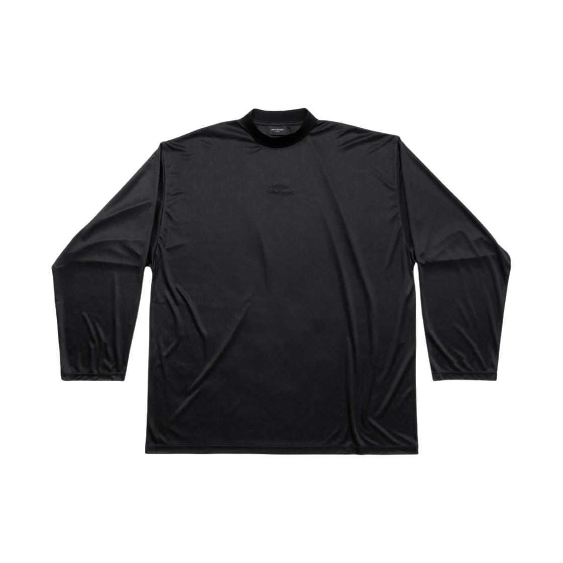 발렌시아가 3B 스포츠 아이콘 롱 슬리브 티셔츠 오버사이즈 블랙(Balenciaga 3b Sports Icon Long Sleeve T-Shirt Oversized Black) - 1