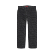 Supreme Frayed Logos Regular Jean Black - 21SS