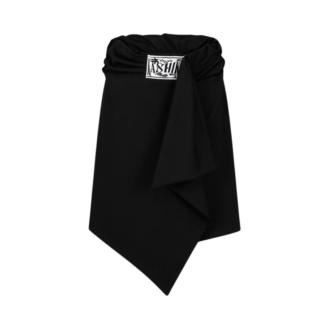 Kashiko★スカート 韓国人気★Embroied Patch Draped Wrap Skirt KASHIKO Embroied Patch Draped Wrap Skirt