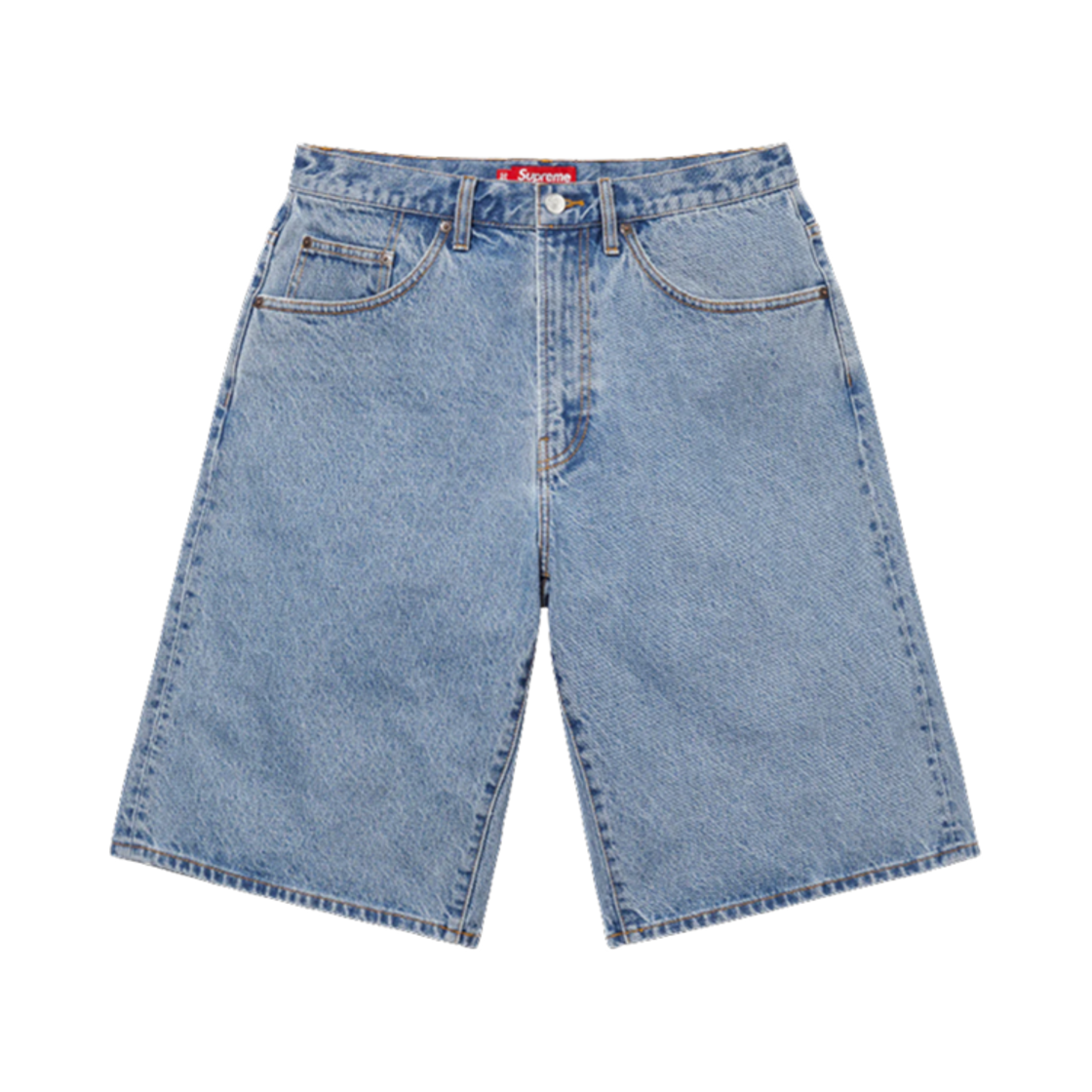 슈프림 배기 데님 쇼츠 워시드 인디고 - 25SS(Supreme Baggy Denim Shorts Washed Indigo - 25SS)