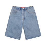 Supreme Baggy Denim Shorts Washed Indigo - 25SS