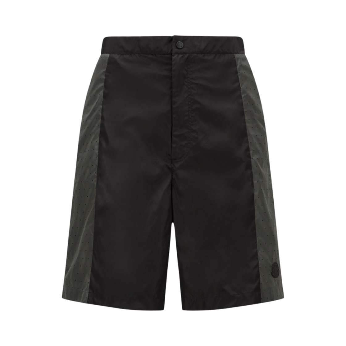 몽클레르 나일론 쇼츠 블랙 그린 - 23SS(Moncler Nylon Shorts Black Green - 23SS) - 1