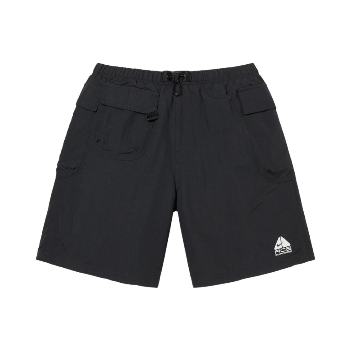 슈프림 x 나이키 ACG 나일론 트레일 쇼츠 블랙 - 22FW