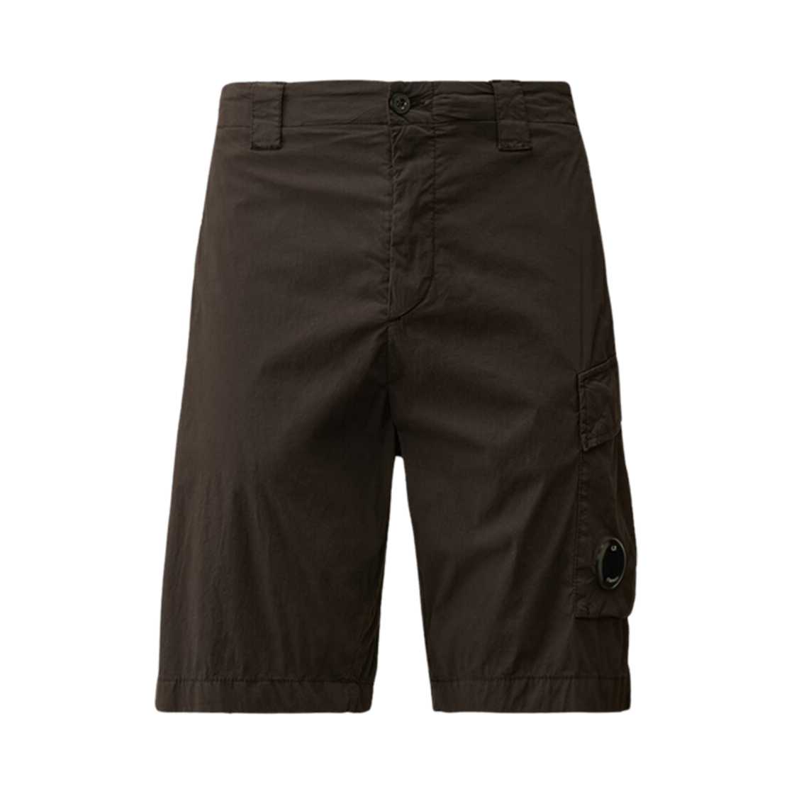 16CMBE292A006439G999 C.P. Company 50 Fili Stretch Cargo Shorts Black - 24SS