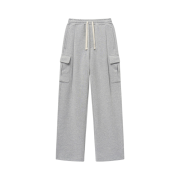 TNGT Wide-fit One Tuck Sweat Pants Melange Gray