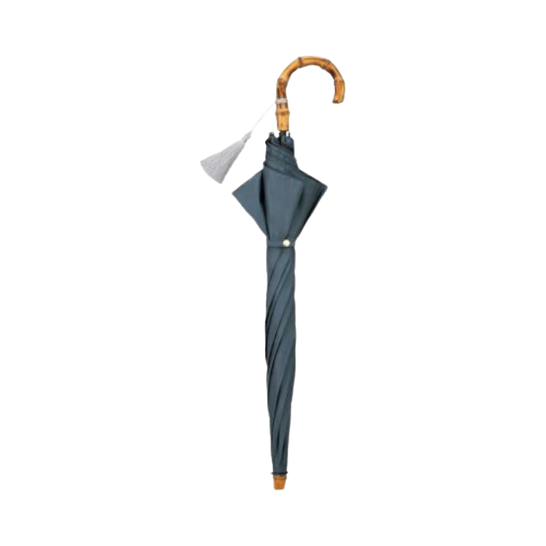 WPC 우보 2 폴드 미니 우산 블루 그레이 플레인 태슬(WPC UVO 2 Fold Mini Umbrella Blue Gray Plain Tassel)