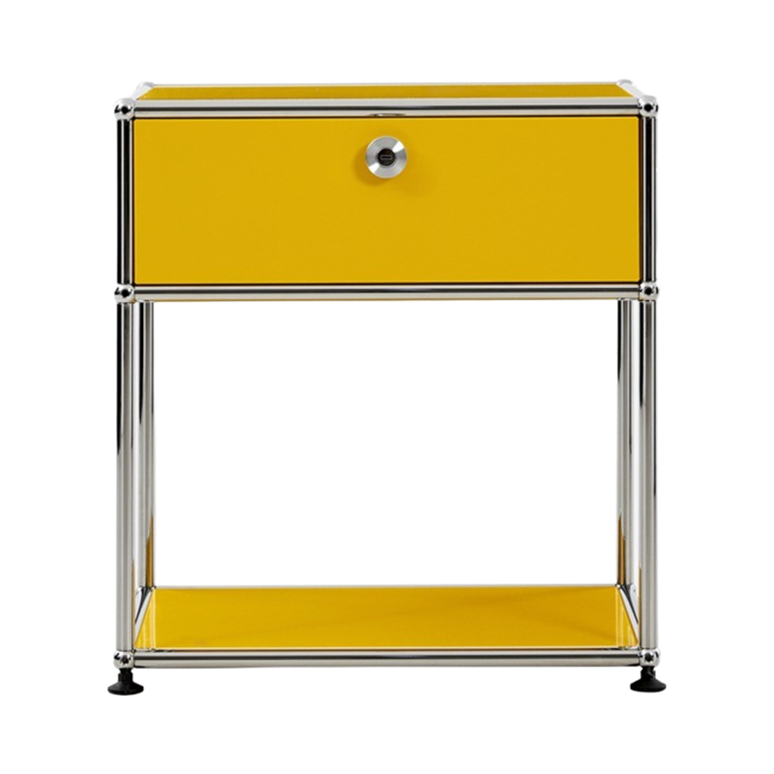 [10% 쿠폰] 유에스엠 할러 베드사이드 테이블 골든 옐로우([10% 쿠폰] USM Haller Bedside Table Golden Yellow)