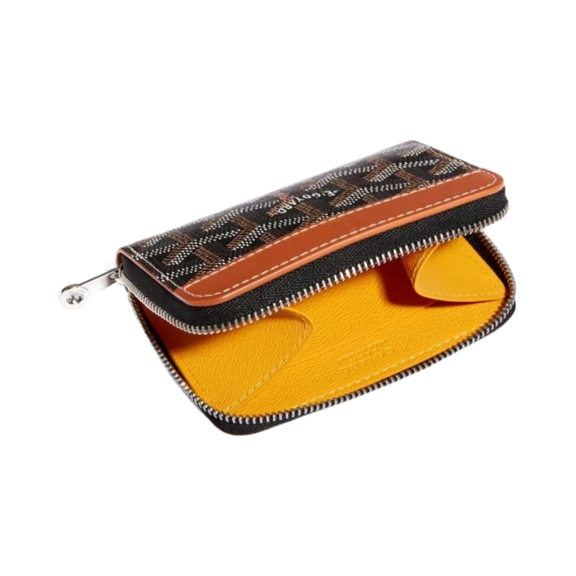 고야드 마티뇽 미니 지갑 블랙 탄(Goyard Matignon Mini Wallet Black Tan) - 2