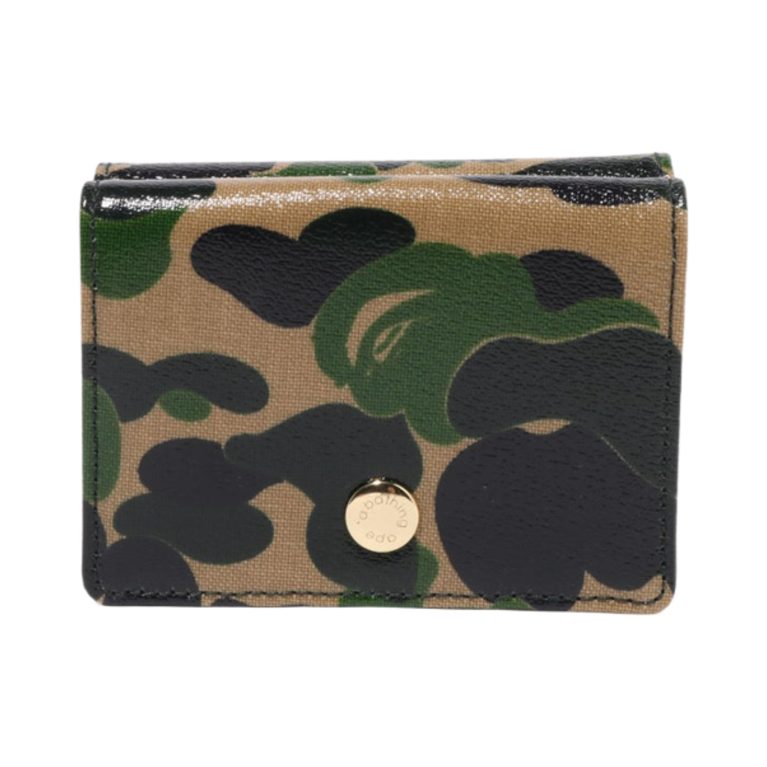 - BAPE ABC Camo Wallet Green