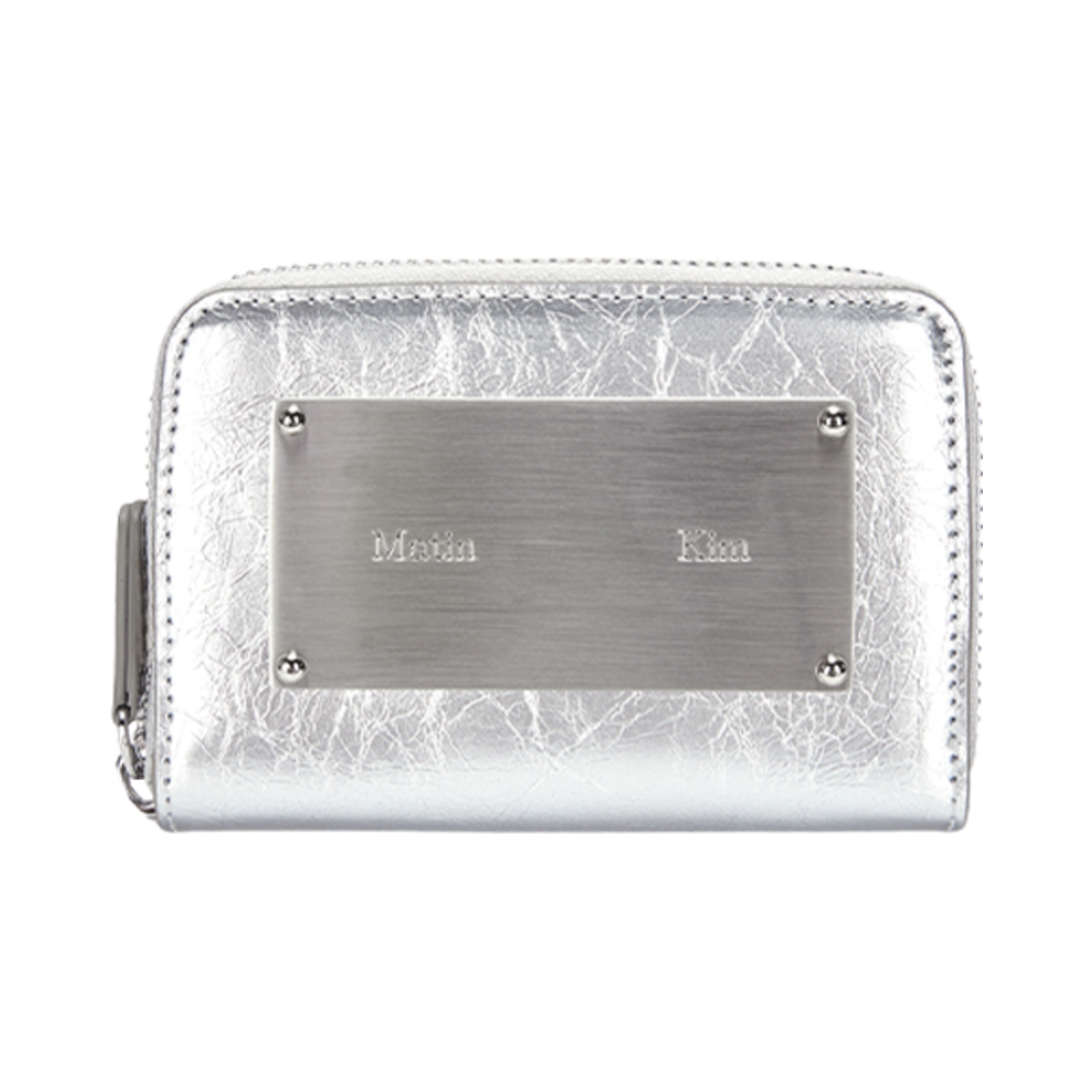 마뗑킴 빈티지 컴팩트 지갑 실버(Matin Kim Vintage Compact Wallet Silver)