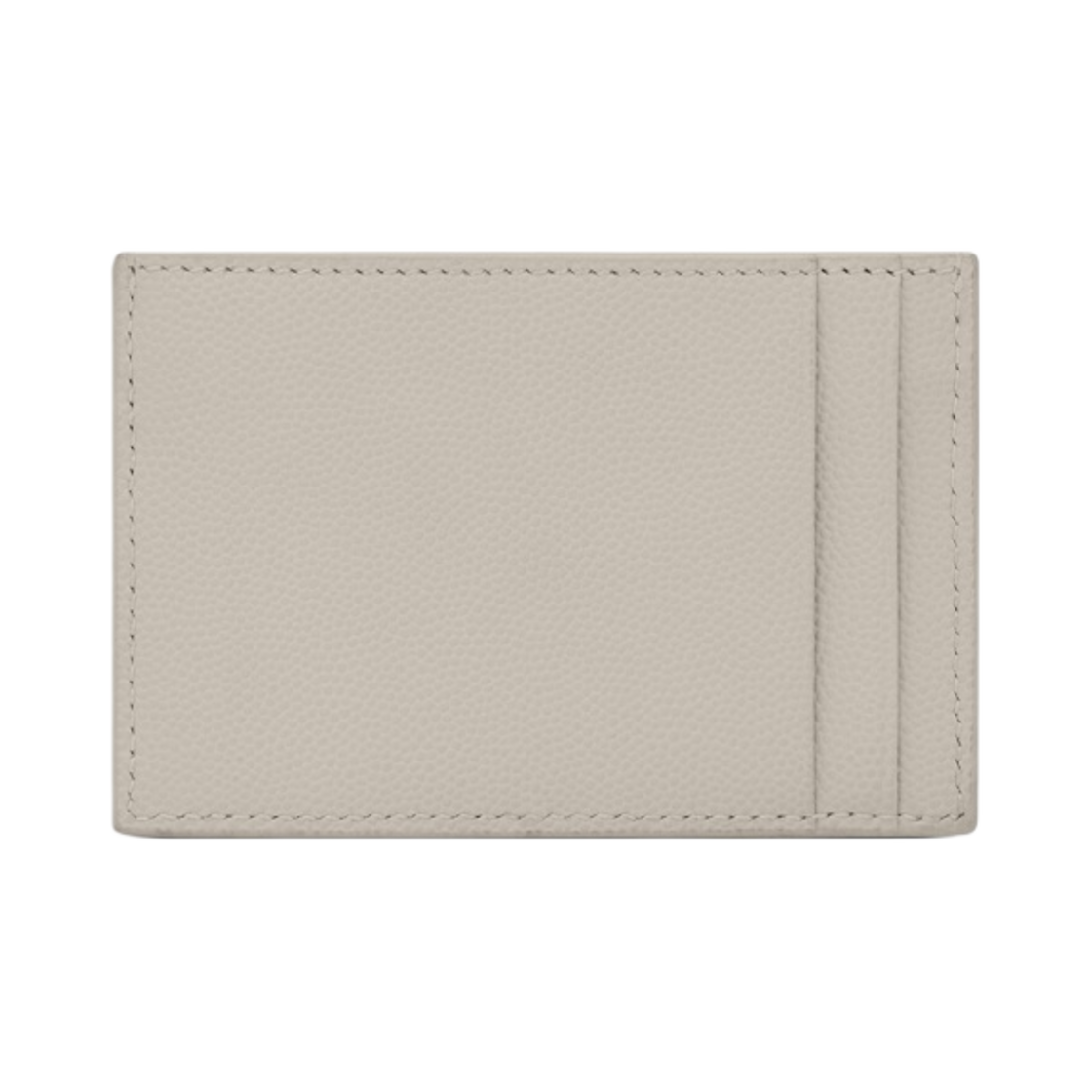 생로랑 그랑드 뿌드르 엠보스드 레더 업타운 카드 케이스 블랑 빈티지(Saint Laurent Uptown Card Case in Grain de Poudre Embossed Leather Blanc Vintage) - 2