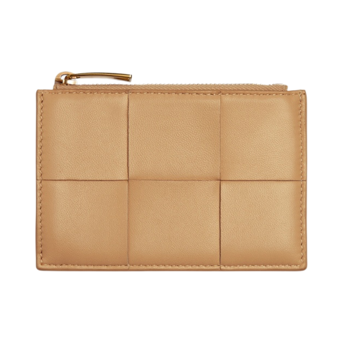 보테가 베네타 지퍼 카드 케이스 아몬드(Bottega Veneta Zipped Card Case Almond) - 1