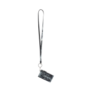 Balenciaga Cash Card Case On Keyring Graffiti Black