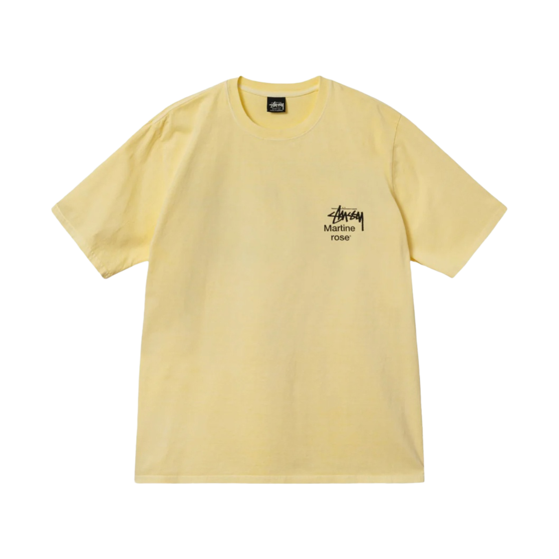 스투시 x 마틴 로즈 콜라주 피그먼트 다이드 티셔츠 레몬(Stussy x Martine Rose Collage Pigment Dyed T-Shirt Lemon) - 2
