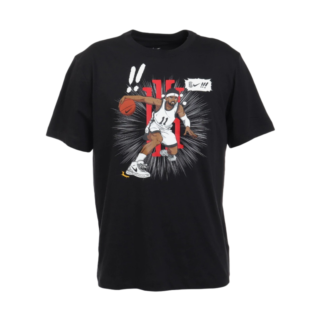 나이키 카이리 로고 티셔츠 블랙 - 아시아(Nike Kyrie Logo T-Shirt Black - Asia) - 1