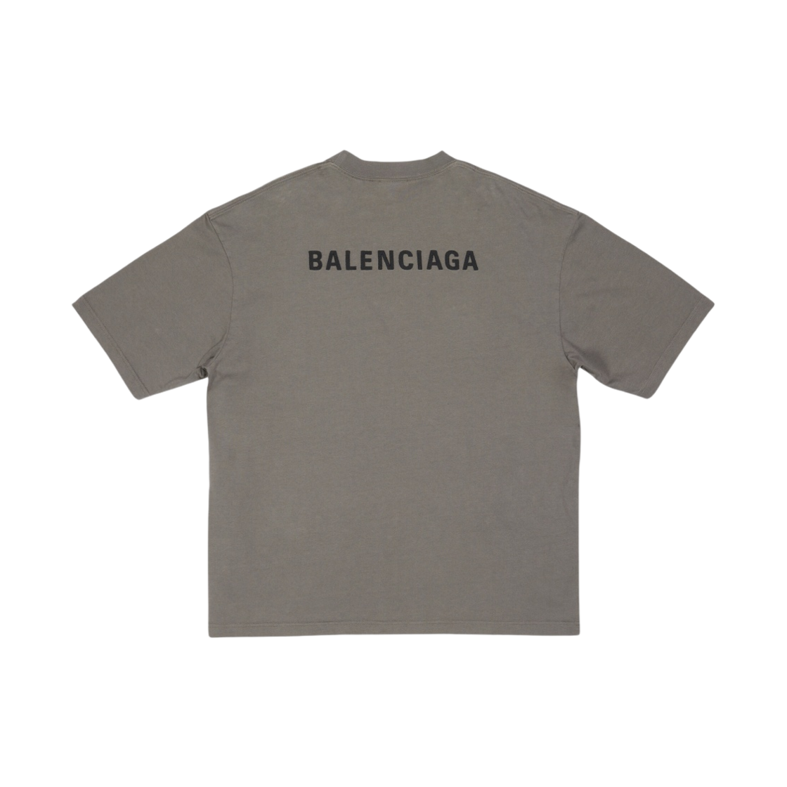 발렌시아가 백 티셔츠 미디움 핏 그레이(Balenciaga Back T-Shirt Medium Fit Grey) - 2