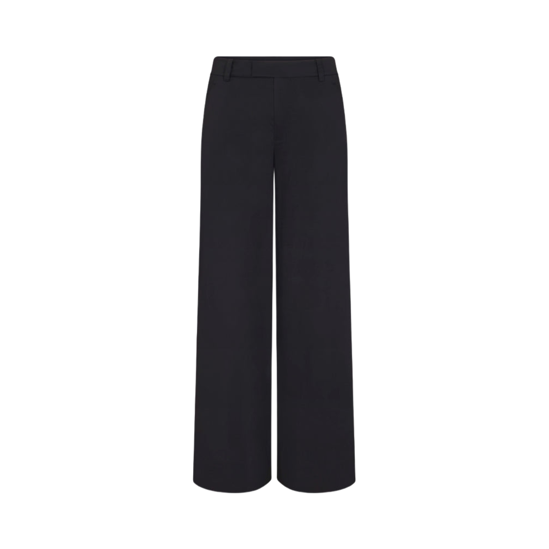 (W) 카이 포플린 로우 라이즈 트라우저 블랙((W) Khy Poplin Low Rise Trouser Black)