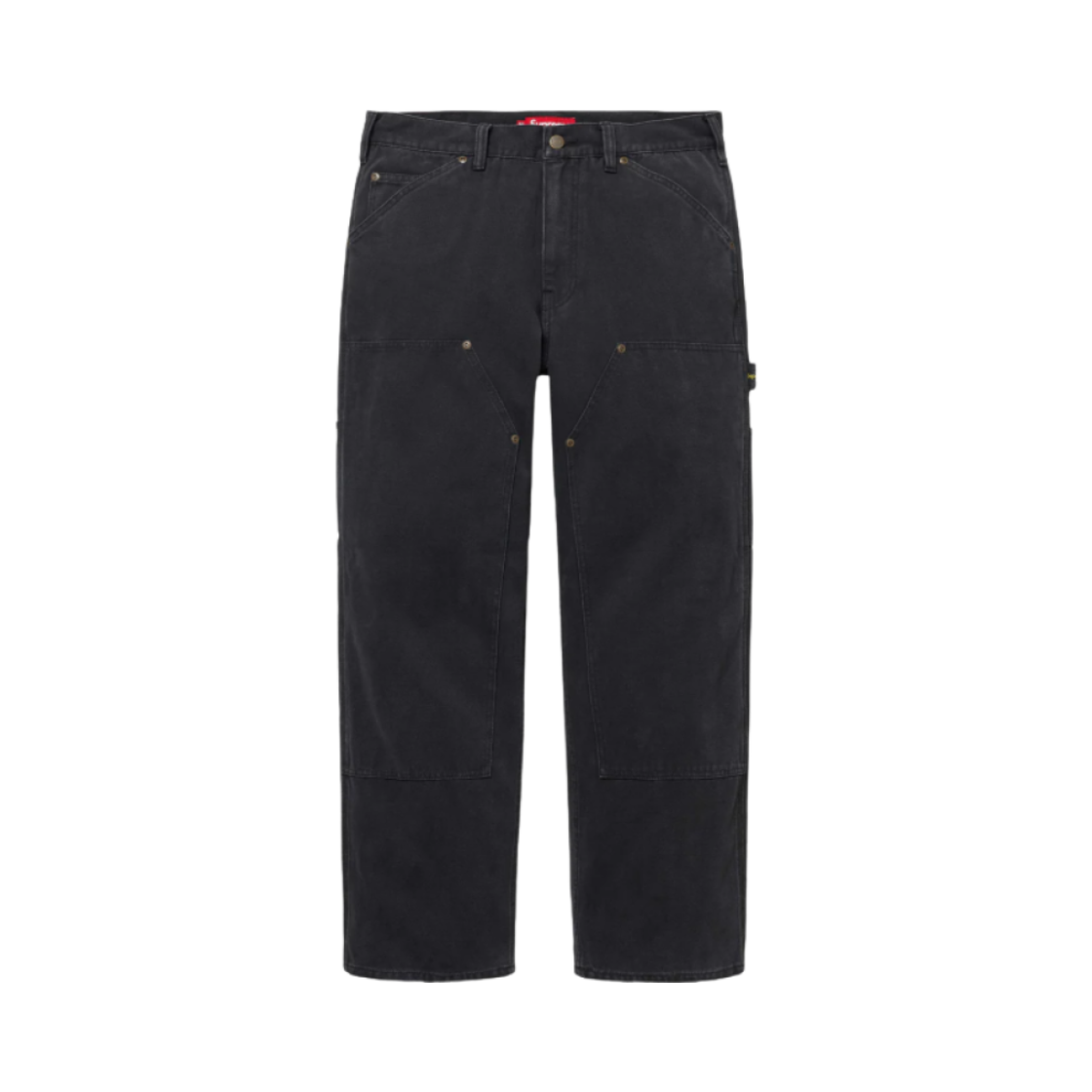 - Supreme Double Knee Painter Pant Black - 24FW