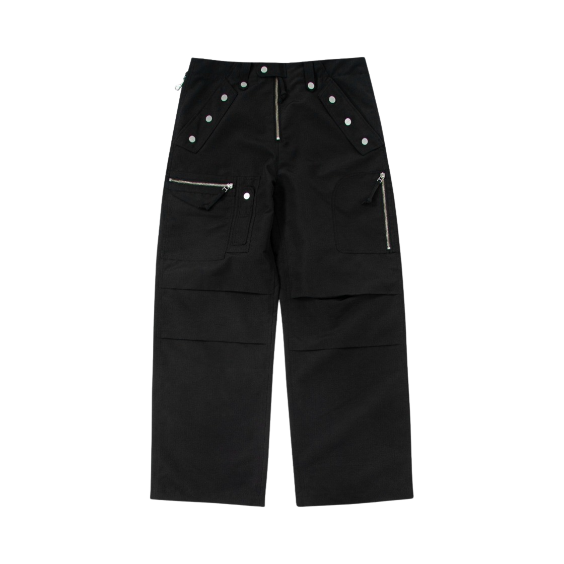 더바이닐하우스 립스탑 밀리터리 팬츠 블랙(Thevinylhouse Ripstop Military Pants Black)
