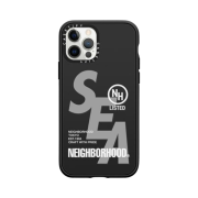 Casetify x Neighborhood x Wind and Sea MagSafe Impact Case Matte Black