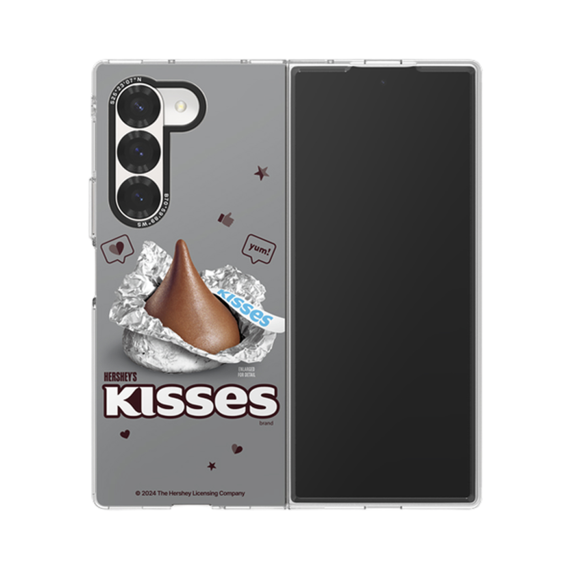 ◆SLBS◆ Kisses Slim Impression Galaxy Z Fold6 Case 88002402 에스엘비에스 허쉬 키세스 슬림 임프레션 케이스 갤럭시 Z 폴드6