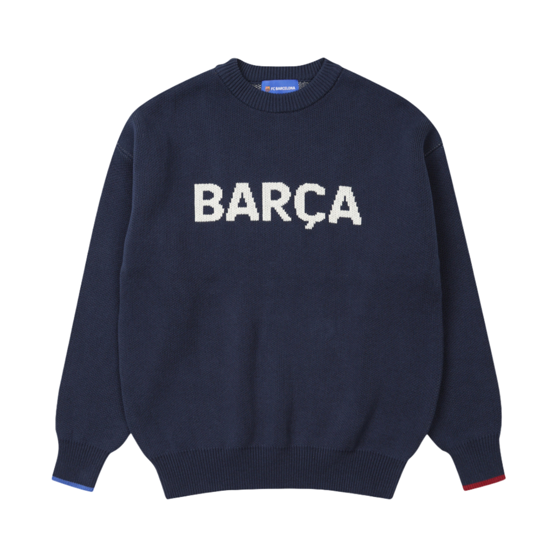 FC 바르셀로나 클래식 라인 니트 네이비