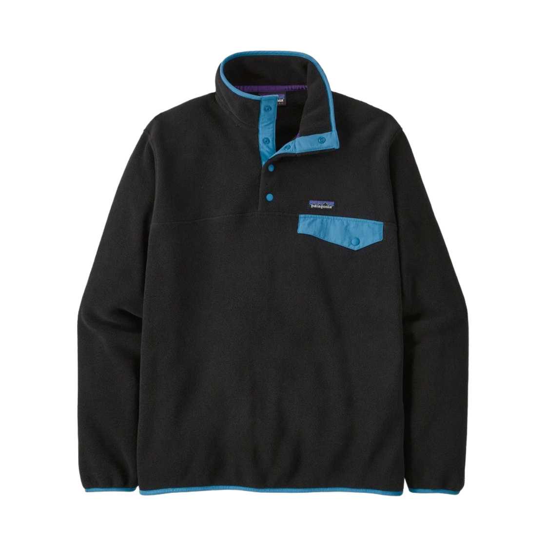 25580/25551 Patagonia Lightweight Synchilla Snap-T Fleece Pullover Black