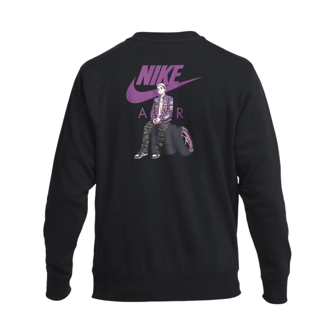 나이키 NSW 프렌치 테리 크루넥 블랙(Nike NSW French Terry Crew Pale Black)