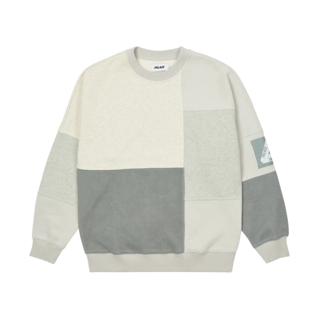 팔라스 컬러 블록 크루넥 그레이스 - 22SS