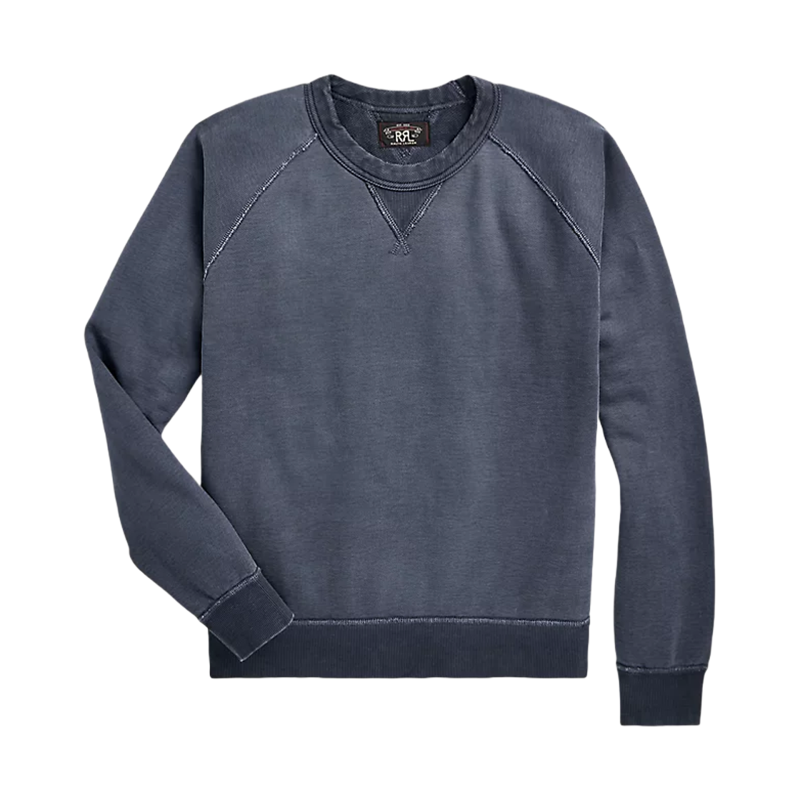 더블알엘 가먼트 다이드 프렌치 테리 스웨트셔츠 네이비(Double RL Garment Dyed French Terry Sweatshirt Navy) - 1