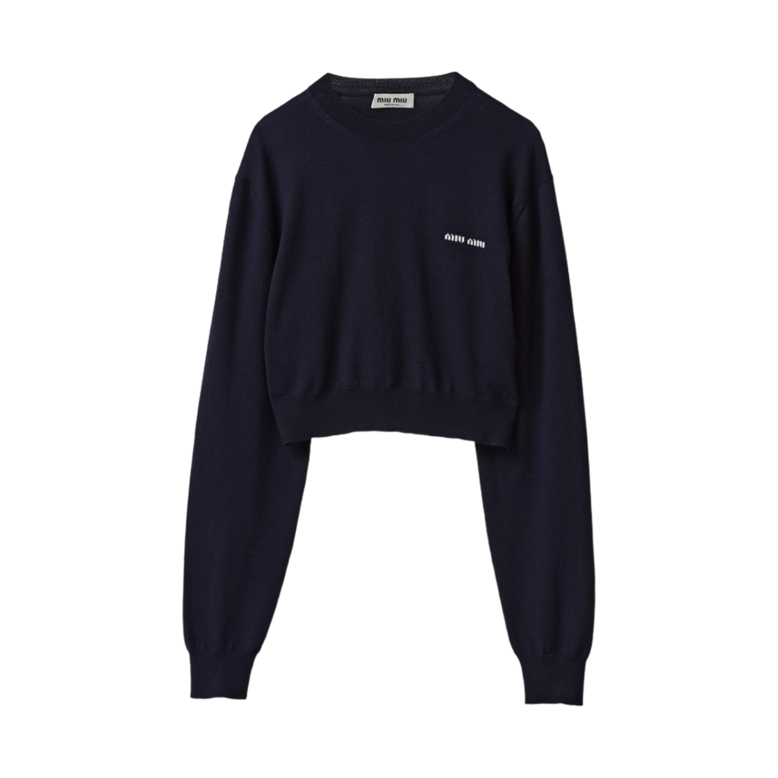 MML806-13K2-F0008 (W) Miu Miu Wool Sweater Blue