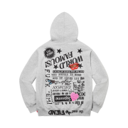 Supreme Fiend Hooded Sweatshirt Heather Grey - 23SS