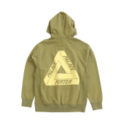 Palace x Porter Tri-Ferg Hoodie Olive