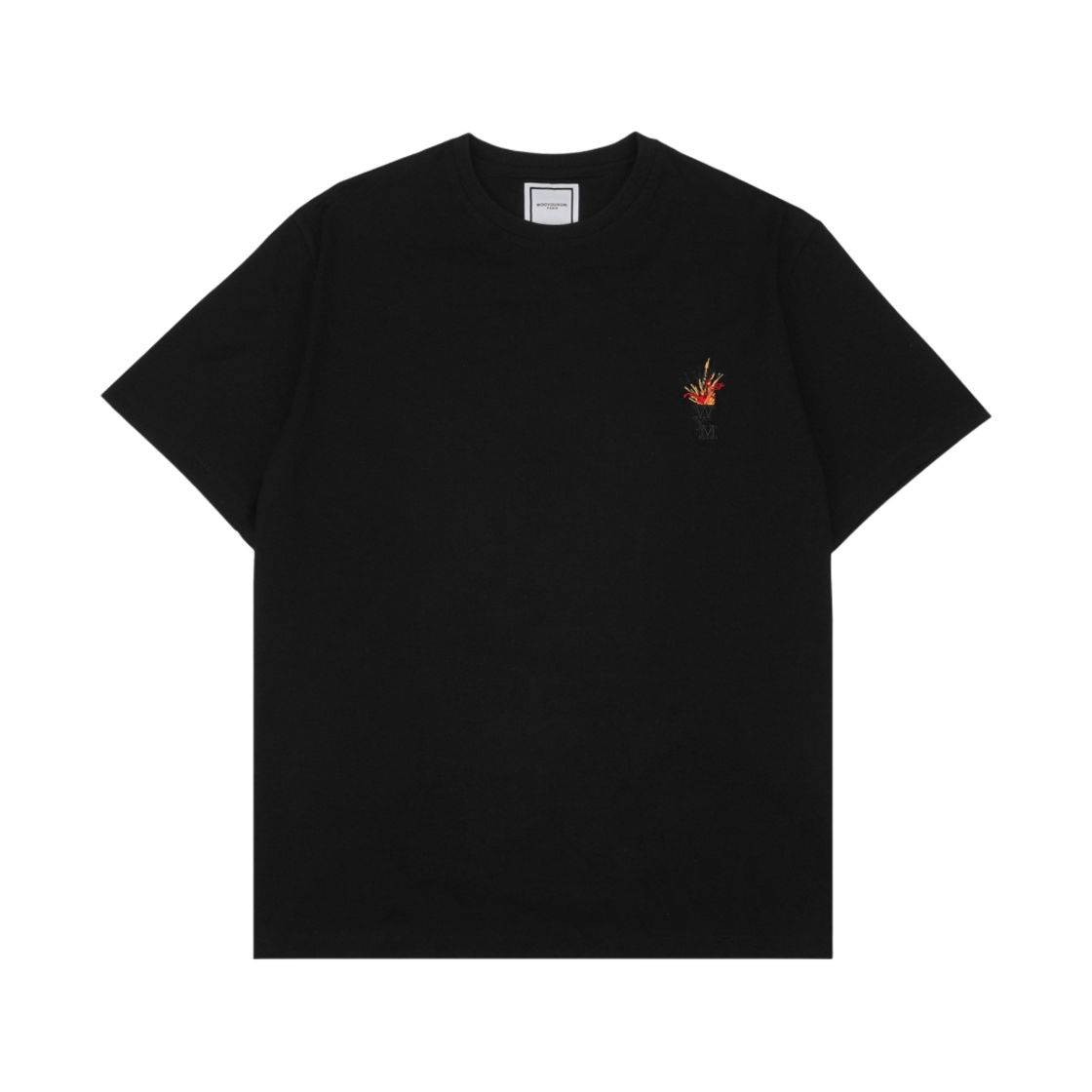 W233TS04708B Wooyoungmi Volcano Back Logo T-Shirt Black - 23FW - #2