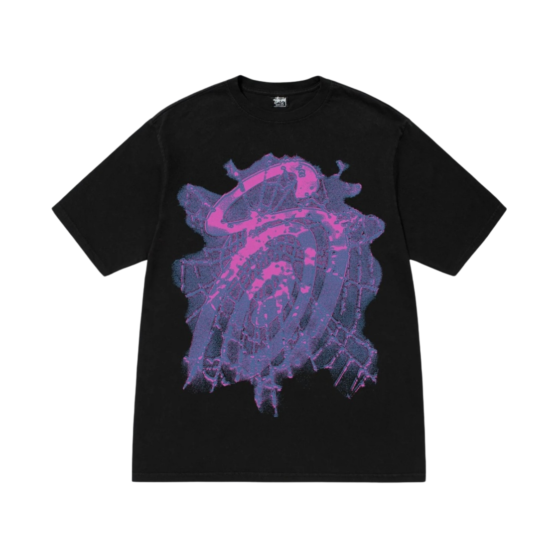 1904947 Stussy Web Pigment Dyed T-Shirt Black