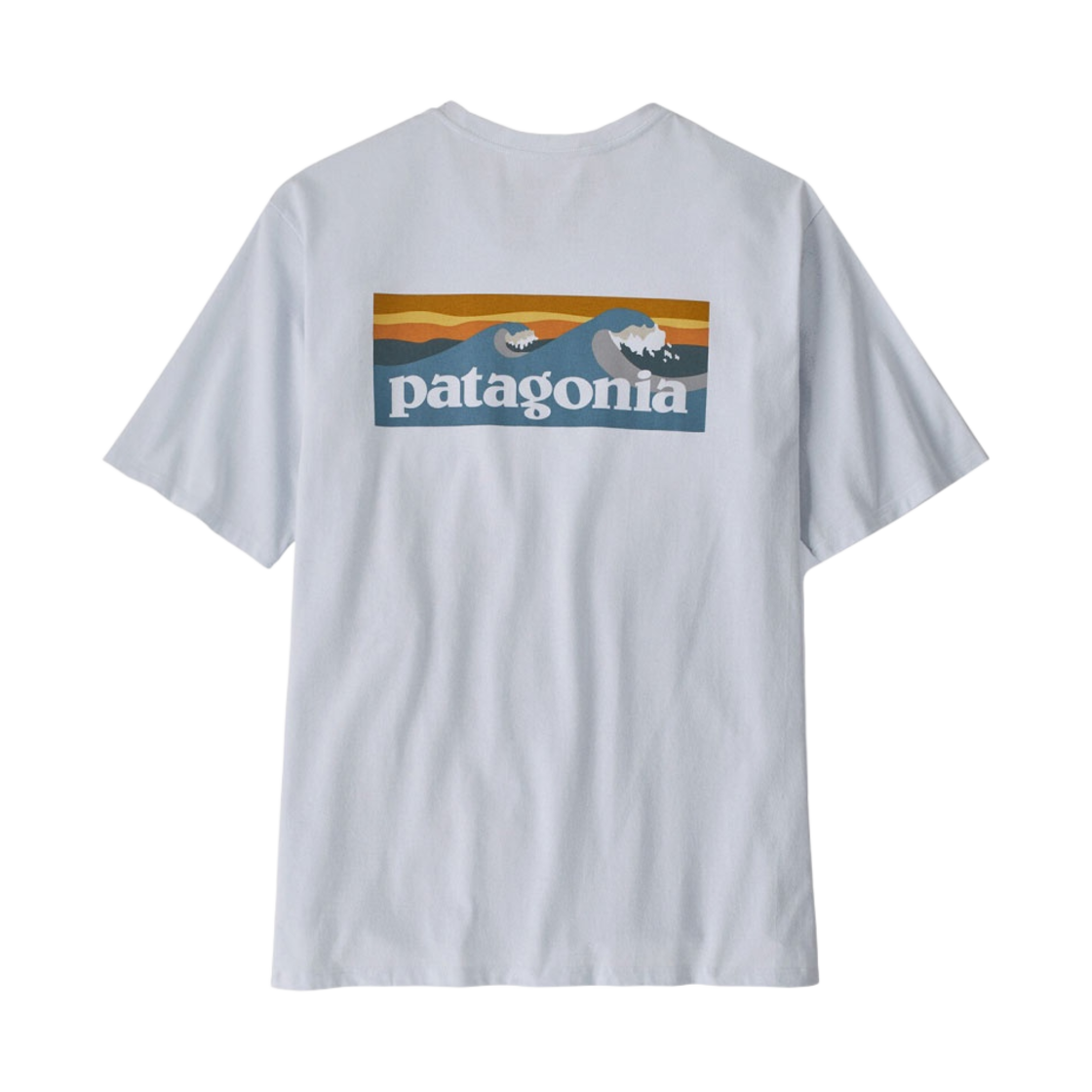 파타고니아 보드쇼츠 로고 포켓 리스폰시빌리티 화이트(Patagonia Boardshort Logo Pocket Responsibili-Tee White)
