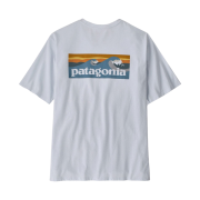 Patagonia Boardshort Logo Pocket Responsibili-Tee White