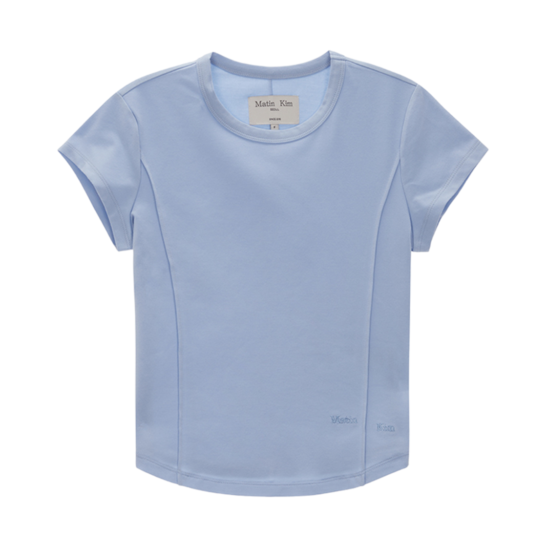 MK2411TS010M (W) Matin Kim Slim Line Half Top Sky