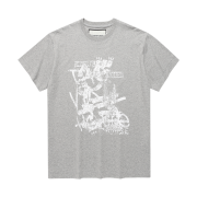 Thevinylhouse Vintage Drawing Tee Grey