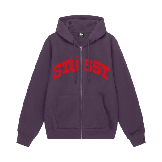★韓国の人気★【STUSSY】★STARS ZIP HOODI.E★GRAPE★ 스투시 스타 후드 집업 그레이프 | Stussy | KREAM
