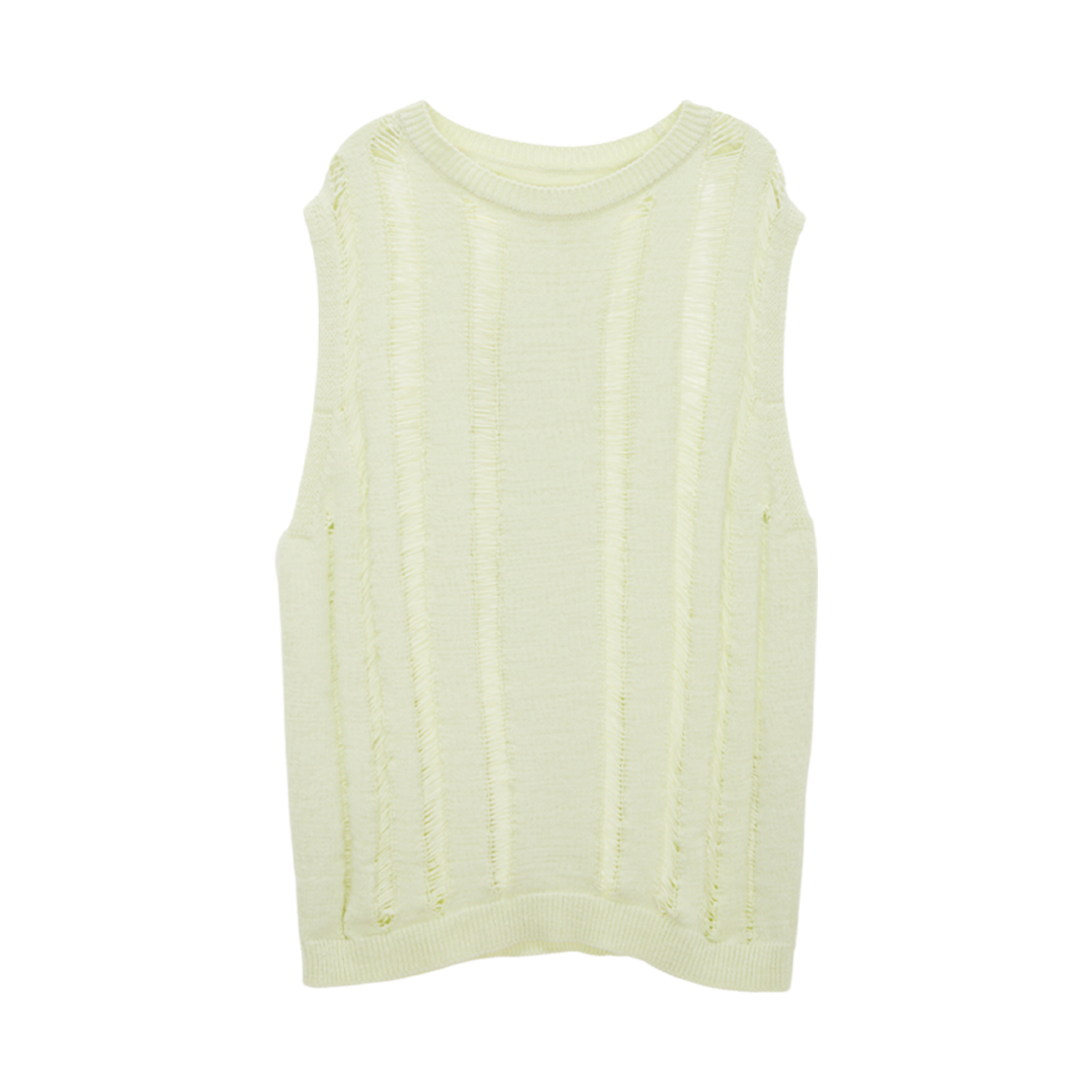 MK2334KV004M0LN (W) Matin Kim Crochet Knit Vest Light Green