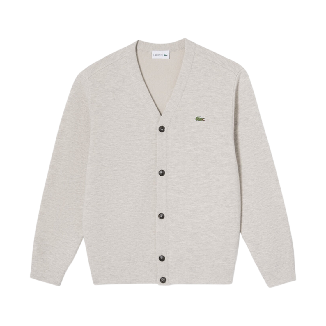 라코스테 베이직 브이넥 울 가디건 화이트(Lacoste Basic V-Neck Wool Cardigan White)